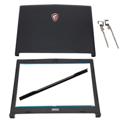 For MSI GL63 8RC 8RD 8RE 8SC 8SD 8SE MS-16P4 16P5 Back Cover Front Bezel /Hinges