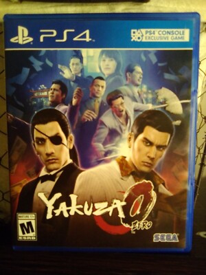 Yakuza 0 Zero Sony PlayStation 4 ( PS4 ) RARE BLUE LABEL! SHIPS