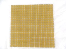 Glasmosaik Fliesen beige matt Matte 30 x 30 cm 324 Steine