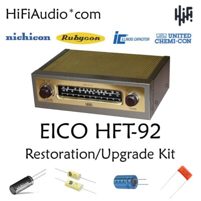 EICO HFT-92 tuner restoration recap repair service rebuild kit fix filter