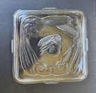 Vintage Federal veggie refrigerator dish LID ONLY square 8.25 x 8.25 no chips