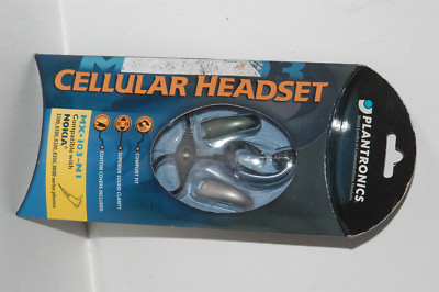 Plantronics MX100 Blue/Black Ear-Hook Headsets 2.5mm