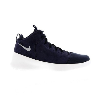blue suede nike high tops