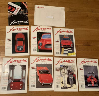Ferrari World Magazine No. 1 to 7 - Vintage Ferrari Literature