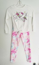 Hello Kitty Little Girls Hello Kitty Unicorn Legging Set Sz 5 - NWT