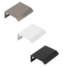 Profile Handle Kitchen Bathroom Cabinet Cupboard Drawer CURVE Aluminium Hafele