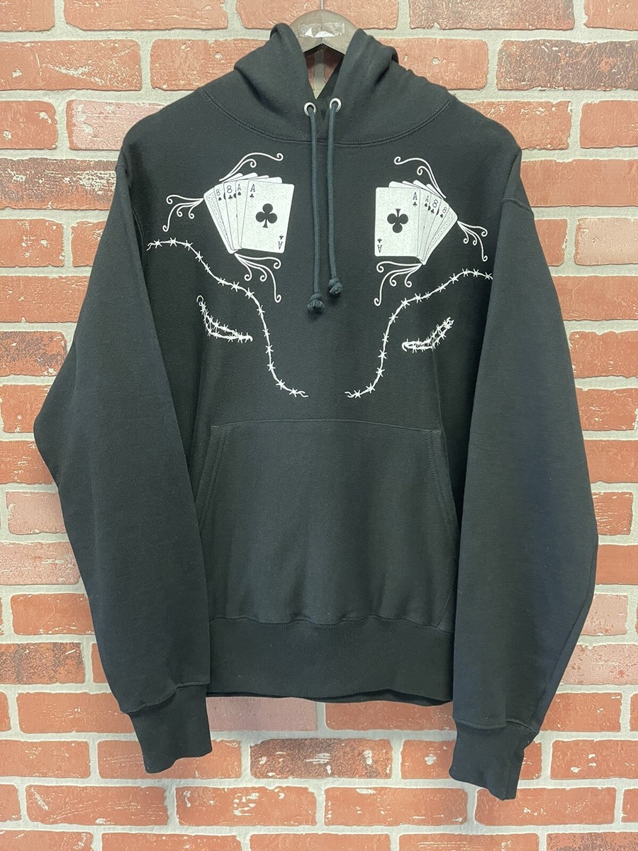 Warren Lotas Men's OG Wild Bill Deadman's Hand Hoodie Size M Warren Lotas Men's OG Wild Bill Deadman's Hand Hoodie Size M