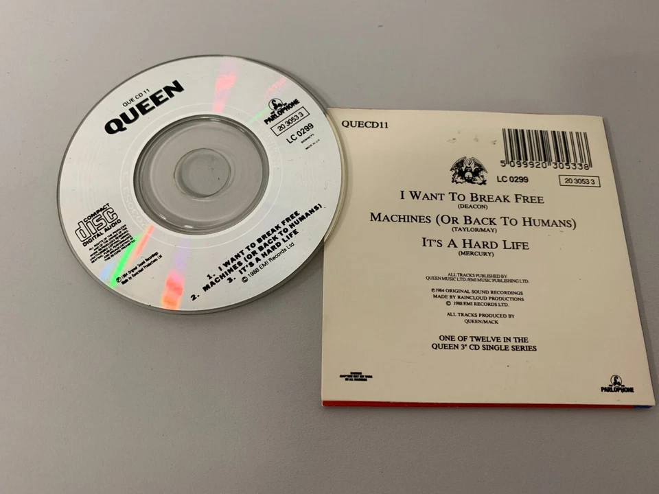 Queen – I Want To Break Free - 3" Mini CD Single © 1988 - It´s A Hard Life.. - Bild 2 von 2