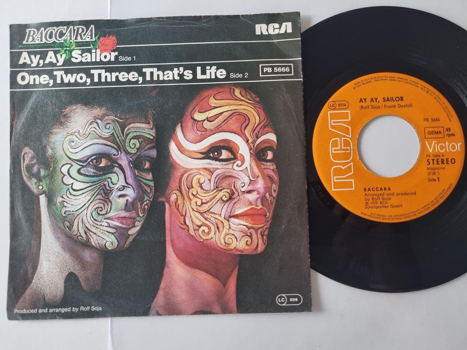 7"" Single Baccara - Ay, ay, sailor Vinyl Germany