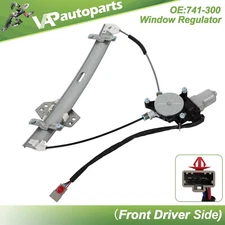 For 2001-05 Honda Civic 2 Door Coupe Power Window Regulator Front Left w/ Motor