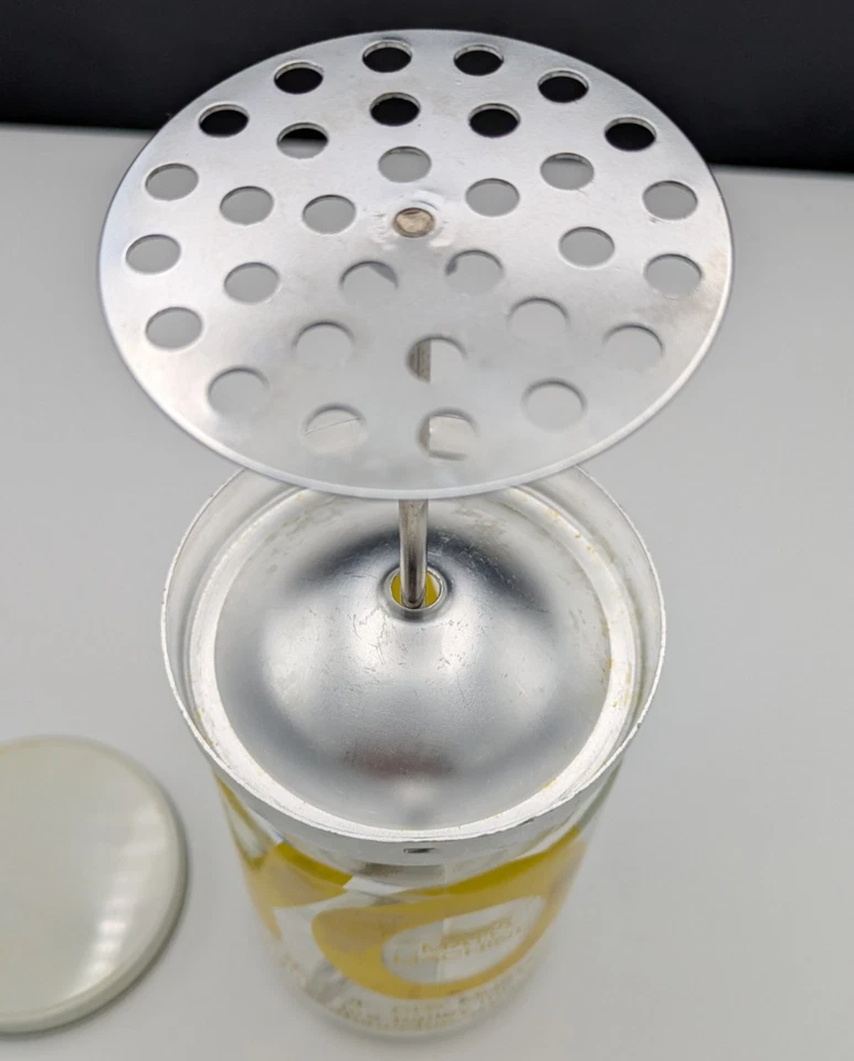Vtg Mayonnaise Maker The Mayo Machine Plunger Style Emulsifier Storage Jar Lid - Image 3 of 4