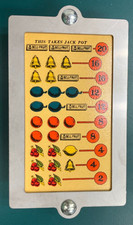 New Mills slot machine paper award cards, frame, bolts War Eagle,Castle Front,