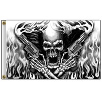 Hot Leathers (fga1024; 3'x5') Multicolor Assassin Skull Flag, New, Free Shippi on sale Hot Leathers (fga1024; 3'x5') Multicolor Assassin Skull Flag, New, Free Shippi on sale