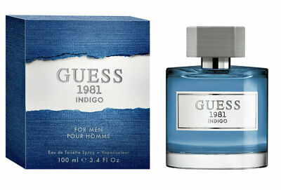 Guess 1981 Indigo  by Guess 3.4 oz EDT Eau de Toilette Spray for Men 