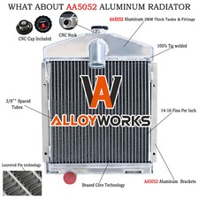 #356356R94 4-Row Radiator Fit International Farmall 100 130 200 230 A-1 Super AV