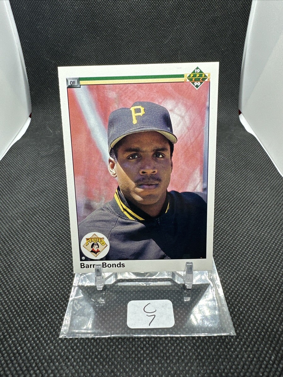 rare 1990 upper deck baseball cards 1990 UPPER DECK BASEBALL CARD #227 BARRY BONDS
