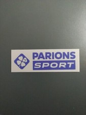 Patch " PARIONS SPORT " Bleu Flocage maillot Football authentique 