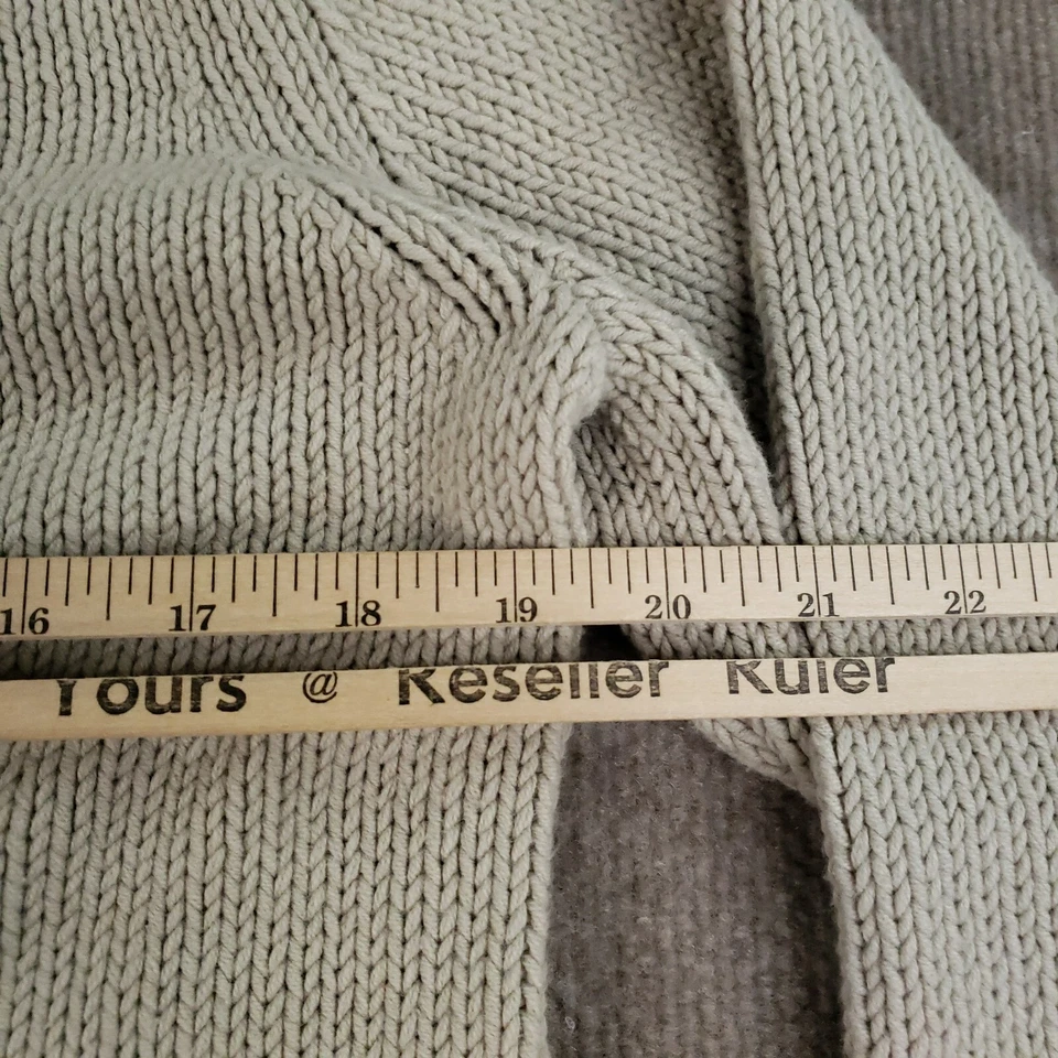 Suéter The Territory Ahead Mujer Mediano Beige Cárdigan Tejido Bolsillos Botón Foto 3 de 4