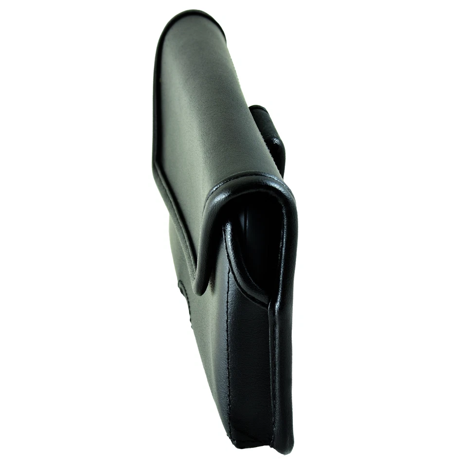 Funda iPhone 8 Plus iPhone 7 Plus Negra Clip Cinturón Cuero Tortuga Foto 4 de 4