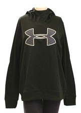 Under Armour Coldgear Artillery Green Big Logo Hoodie Women's L NWT