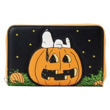 Peanuts Great Pumpkin Snoopy Doghouse Sac à main zippé en cuir végétalien en pol