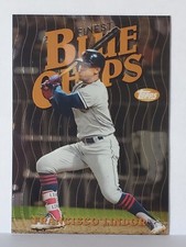 2019 Finest Blue Chips #FBCFL Francisco Lindor Cleveland Indians