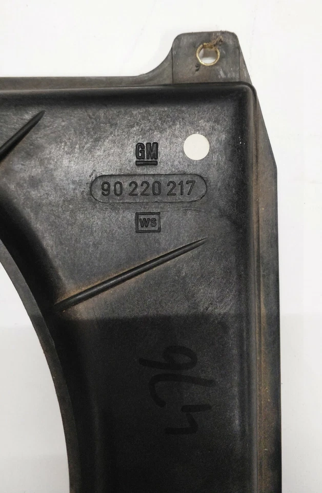 Original GM Opel 90220217 Conduit D'Air Ventilateur 1314476 Kadett E - 1.2i - Photo 2/3