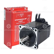 STEPPERONLINE Nema 34 6.5Nm Closed Loop Stepper Motor&Driver Kit 1.5 / 2m Cables