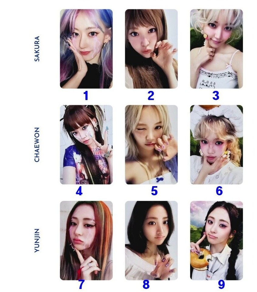 らすかい様宛　e-pass3枚 LE SSERAFIM CRAZY JAPAN POB Lucky Draw Official Photocard | eBay