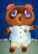 Animal Crossing TOM NOOK Plush Decorative Pillow 18"H NWT