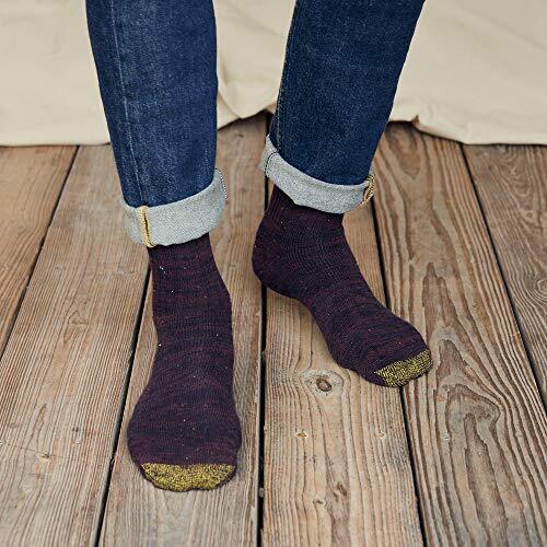 6 Pair Gold Toe Mens Cotton Crew Athletic Sock White Sock Size 1315