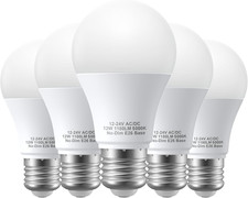 12V LED Light Bulbs, 12W 1050LM Daylight 5000K, 80W Equivalent 12-24Volt Low Vol