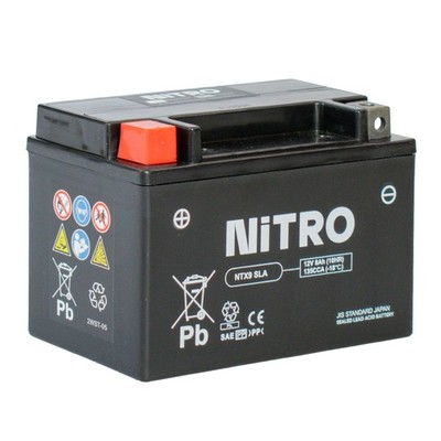 Nitro Batterie 12V 8AH YTX9-BS Gel 50812 (für: Benelli Adiva 150 D1 02-06 )
