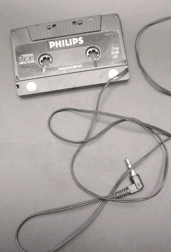 Philips MP3/CD Cassette Adapter Black Converter Car 