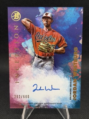 2021 Bowman Inception Jordan Westburg #PA-JWG Auto 262/600