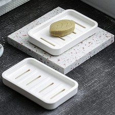 Self Draining Soap Dish, 2 PAKC Plastic Soap Dishes for Shower Wall, Soap Hol...