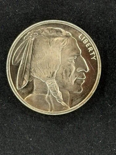 Indian Head Buffalo silver 1oz  Round Bullion Coin 999 Fine