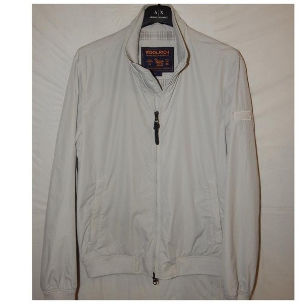 Men Woolrich Jacket Grey Polyamide 38 / M
