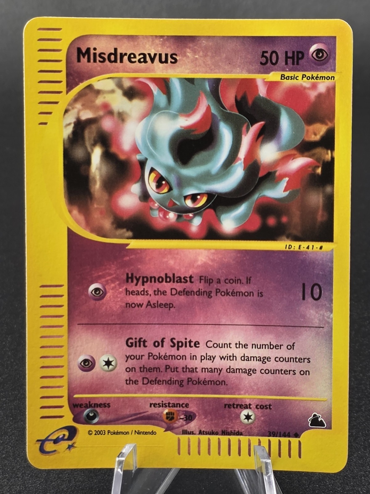 Misdreavus #39 – Pokémon Skyridge Reverse Holo 2003 WOTC Vintage e-Reader nm