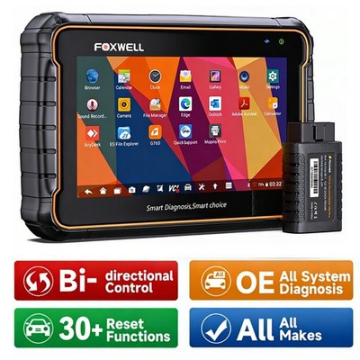2026 Foxwell GT60 Profi KFZ Diagnosegerät Auto OBD2 Scanner TPMS EPB ALLE SYSTEM