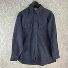 Vintage LL Bean Shirt Mens Extra Large Blue Navy Button Up Long Sleeve 15263