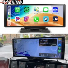 10.26" Wireless CarPlay Screen Portable Car Stereo Radio Android Auto Screen