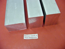 3 Pieces 1-1/2" X 2-1/2" ALUMINUM 6061 FLAT BAR 3" long T6511 Solid Bar Stock