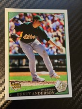2009 Topps - Brett Anderson #583 (RC) Oakland Athletics Rookie 