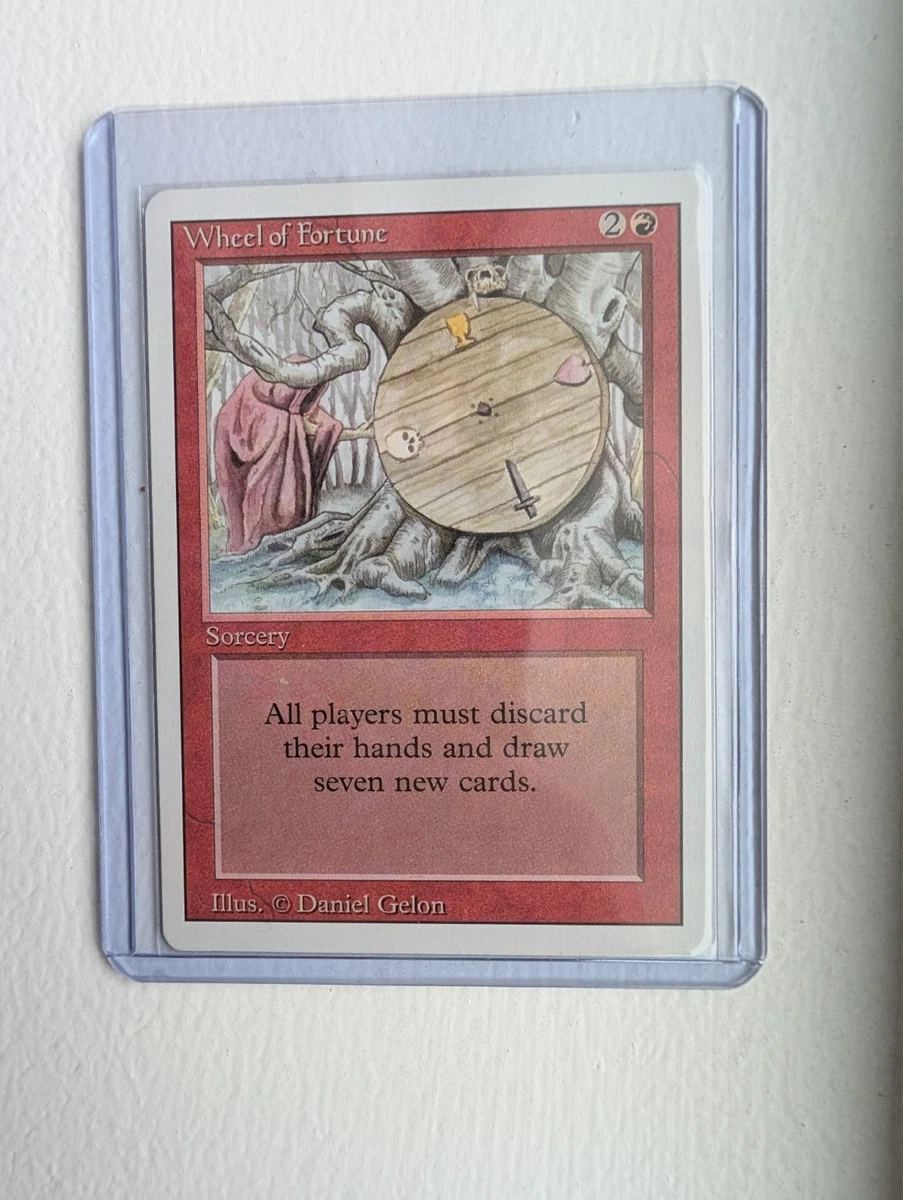 Wheel Of Fortune In Individual Magic: The Gathering Cards for sale