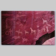 Postcard Petroglyphs Capitol Reef National Park Utah Scenic View