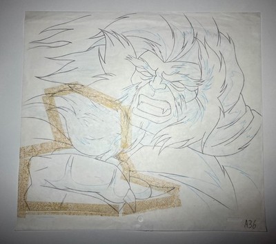 Orig. X-Men Animated Series Produktionsskizze   Sabretooth   Animation Art (A36)