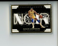 2019-20 Panini Noir FOTL Feature Length #263 Magic Johnson #d 3/11
