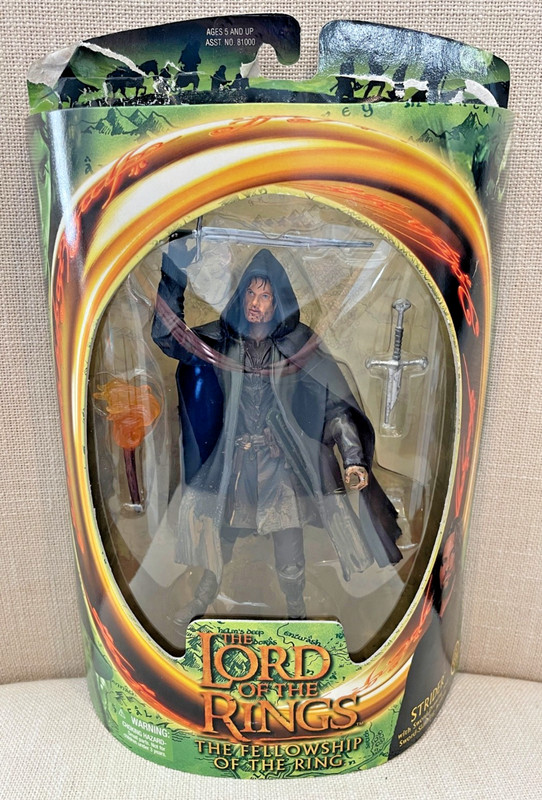 Lord of the Rings Strider Action Figure. UPC 035112810025.