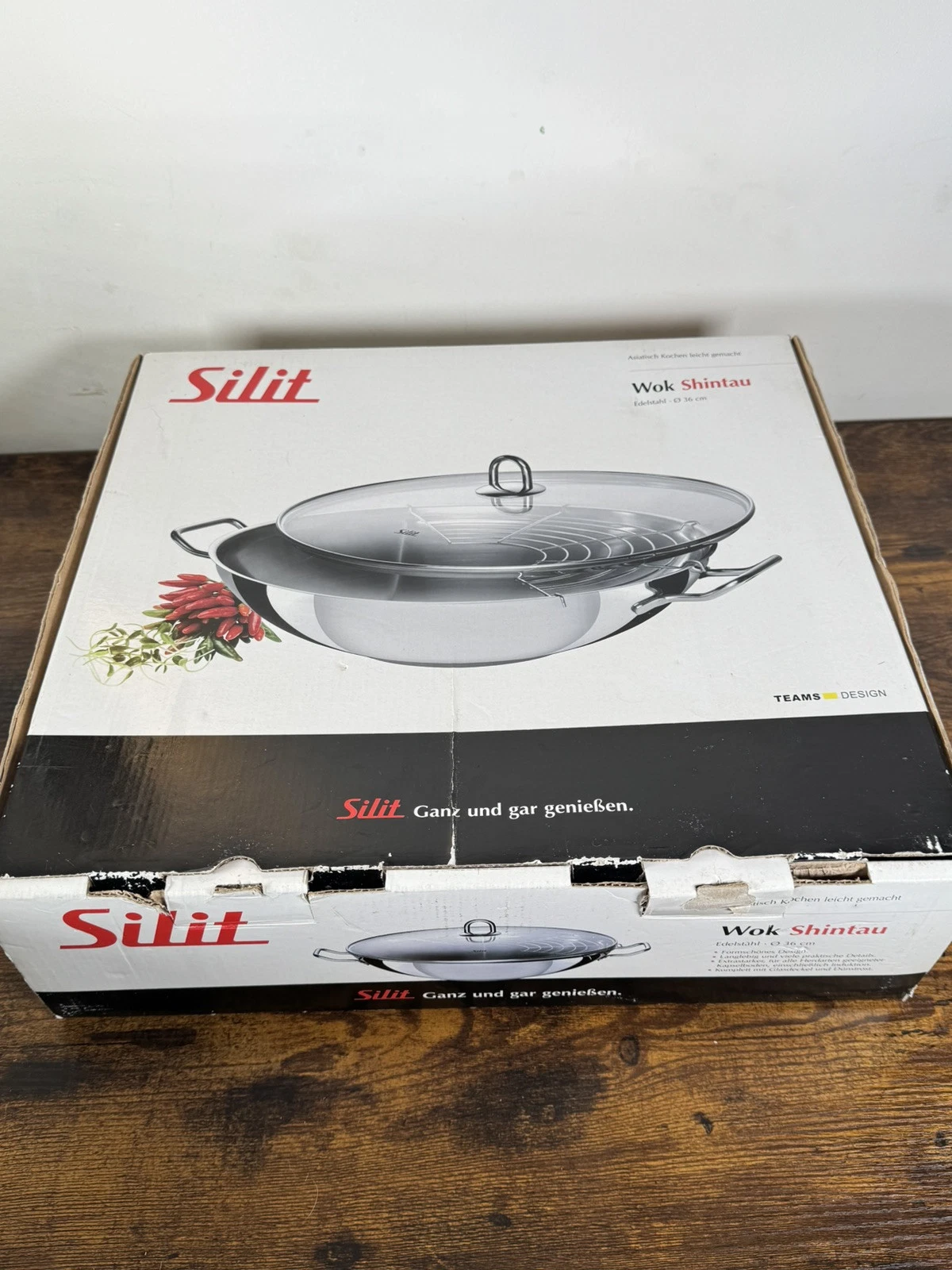 Silit Silitherm Stainless Steel Wok Made In Germany Boxed VGC Quality
Opens in a new window or tab